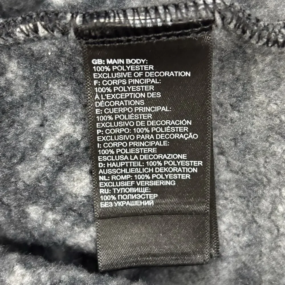 The North Face Gordon Lyons 1/4 Zip Fleece Mens Size XXL Gray Snowflake